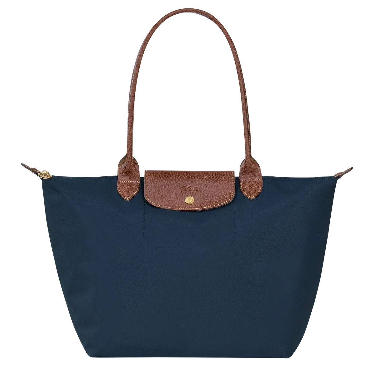 Christa - Grande shopper in nylon con dettagli in pelle