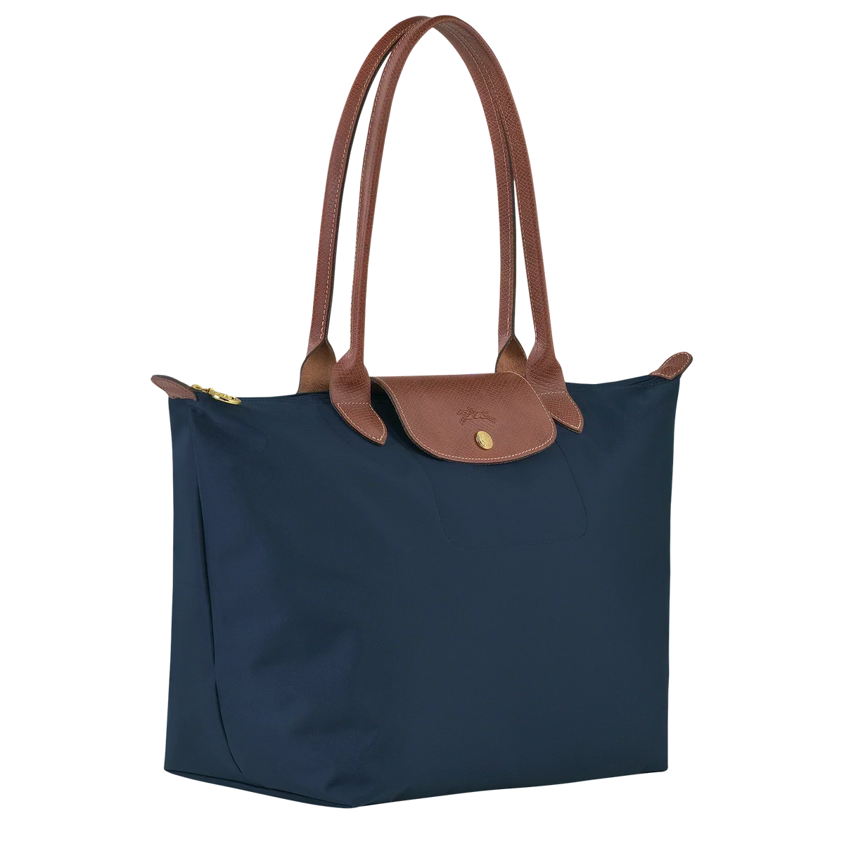 Christa - Grande shopper in nylon con dettagli in pelle