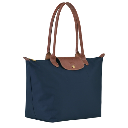 Christa - Grande shopper in nylon con dettagli in pelle
