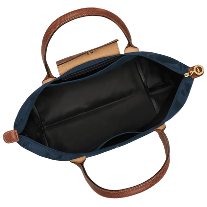 Christa - Grande shopper in nylon con dettagli in pelle