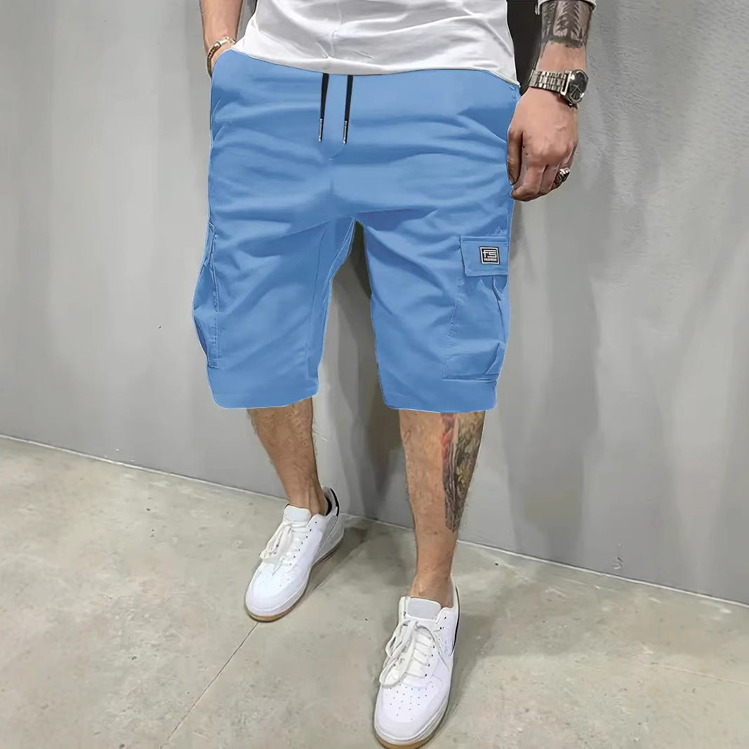 Lyman - Pantaloni Cargo con Coulisse