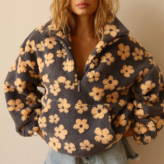 Alenia - Giacca in Teddy Fleece Morbida