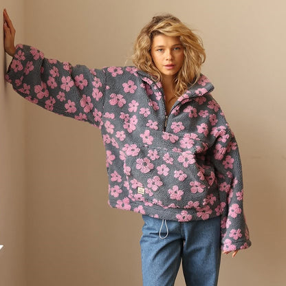 Alenia - Giacca in Teddy Fleece Morbida