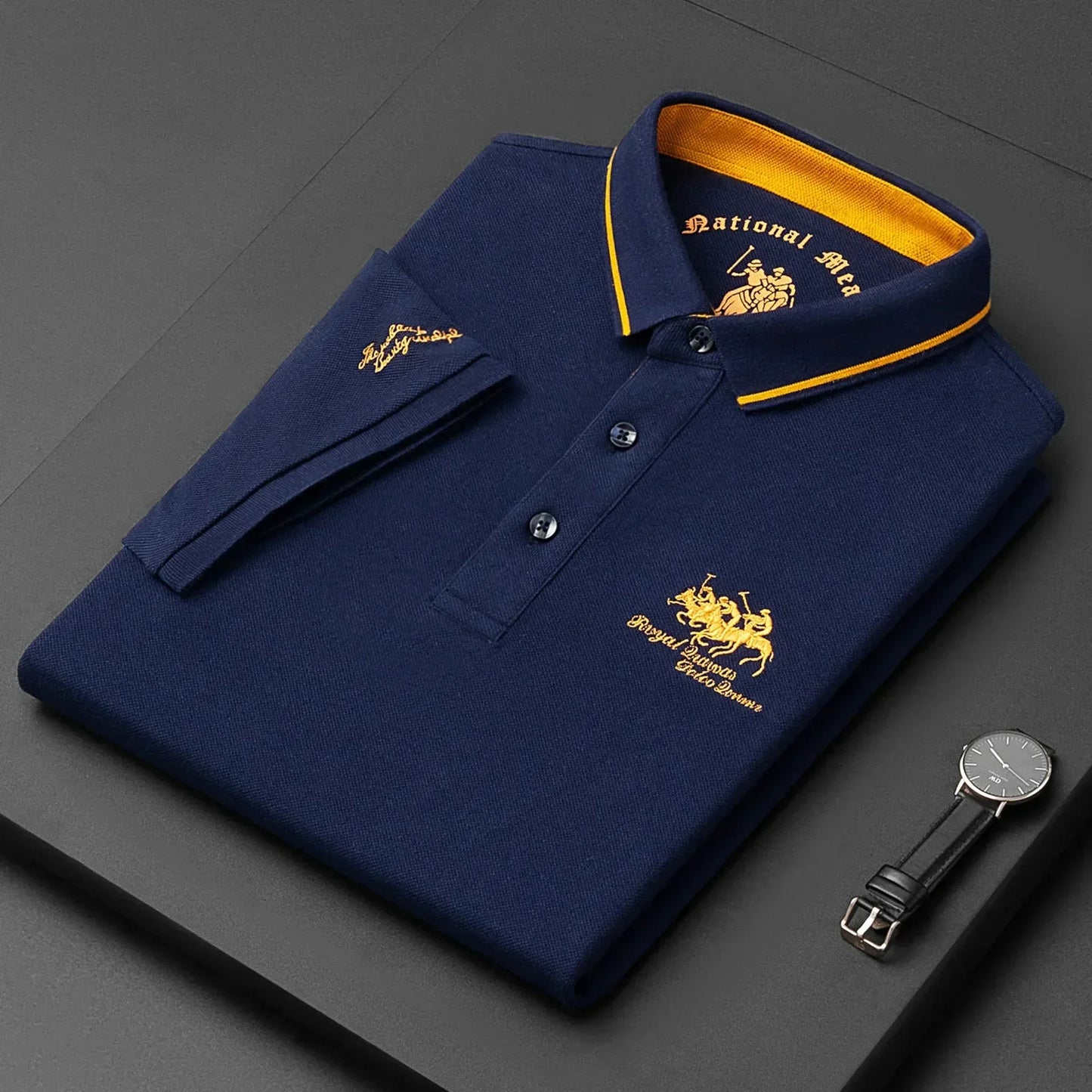 Norrel - Polo in Cotone Slim Fit