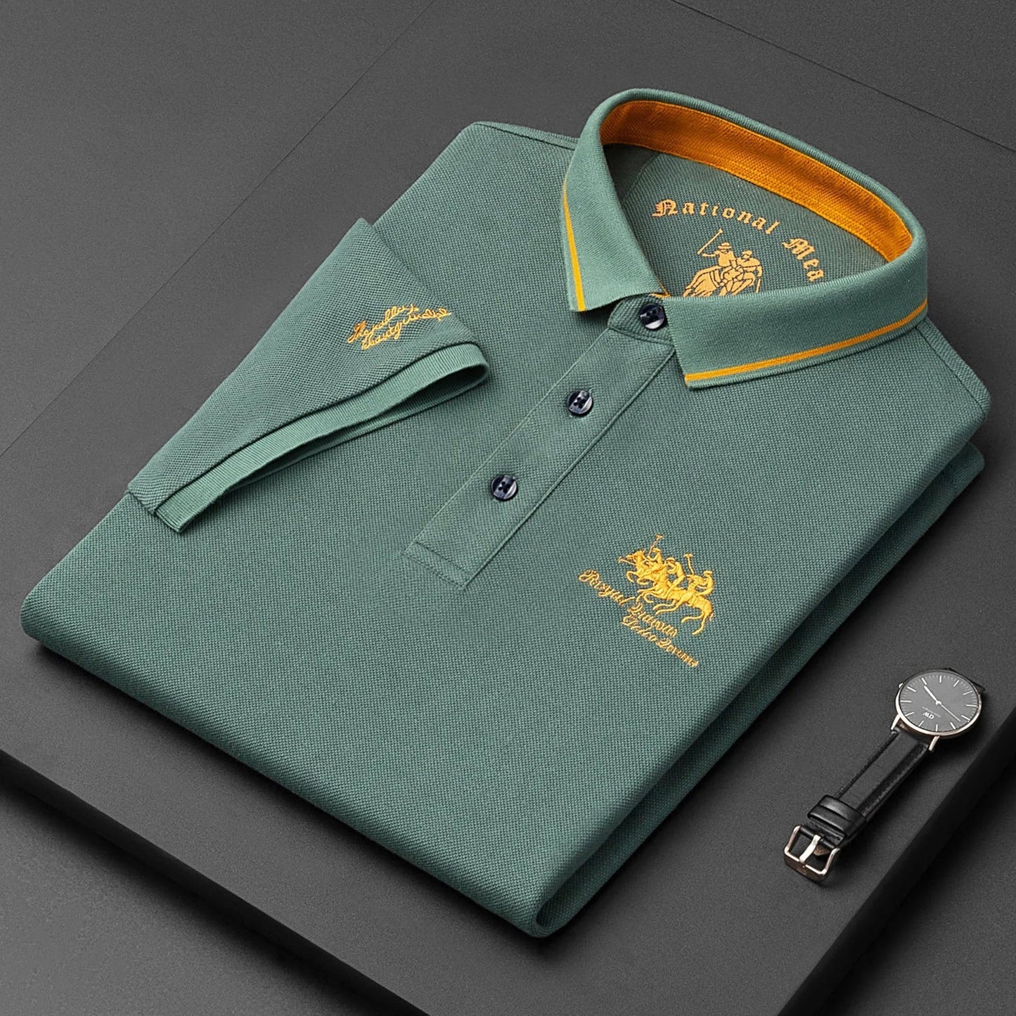 Norrel - Polo in Cotone Slim Fit