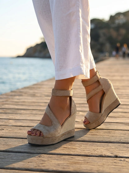 Monica - Sandalo con velcro