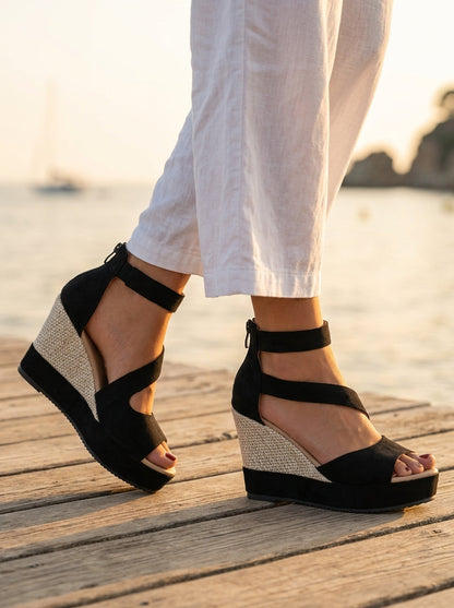 Monica - Sandalo con velcro