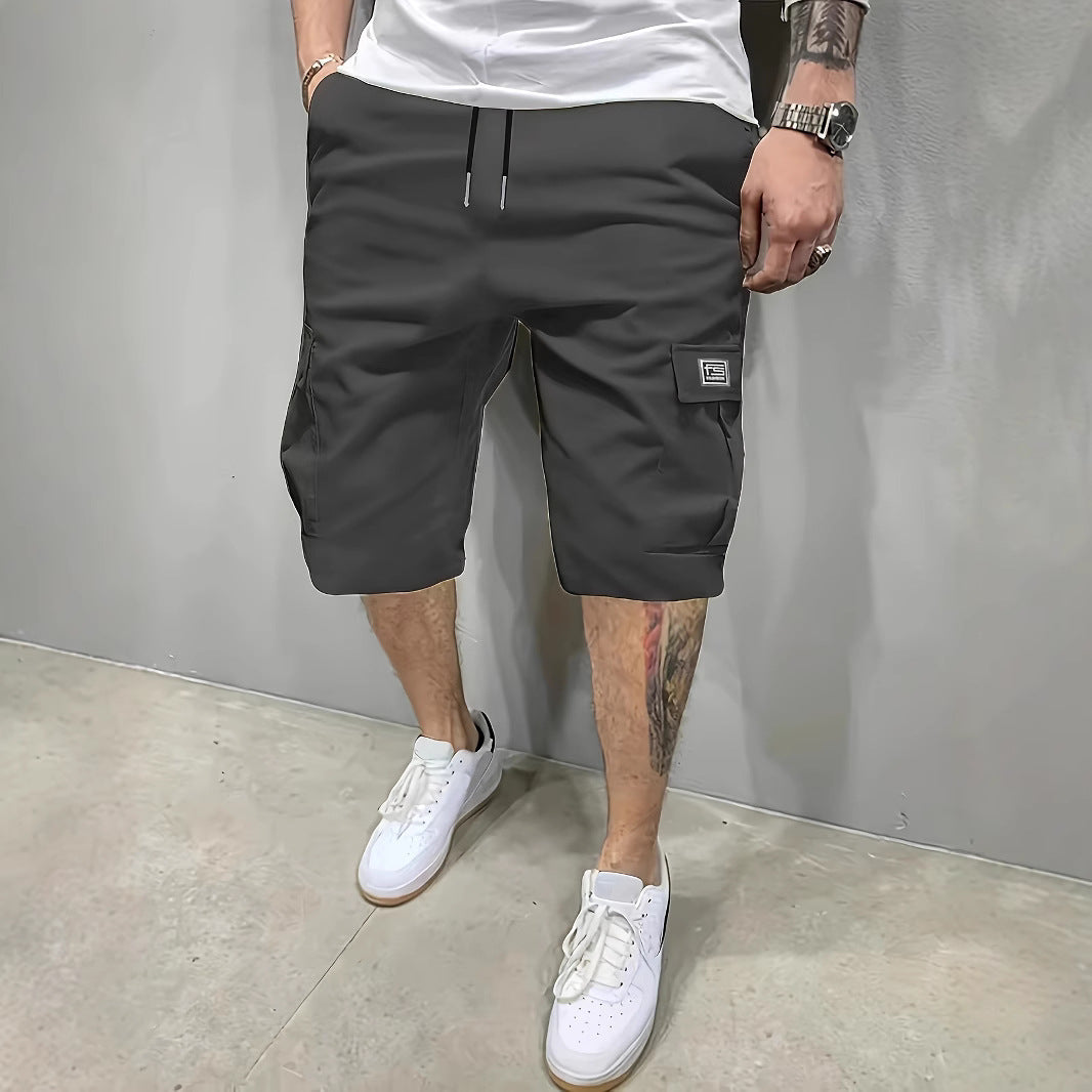 Lyman - Pantaloni Cargo con Coulisse