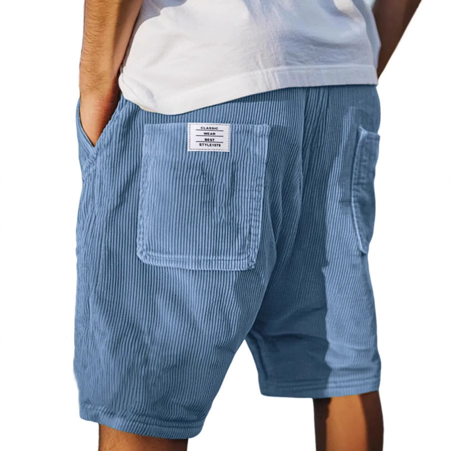 Arvid - Pantaloni Corti in Velluto a Coste
