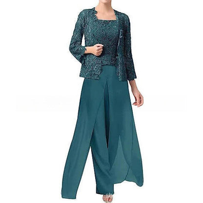 Aurette - Completo Pantaloni in Chiffon