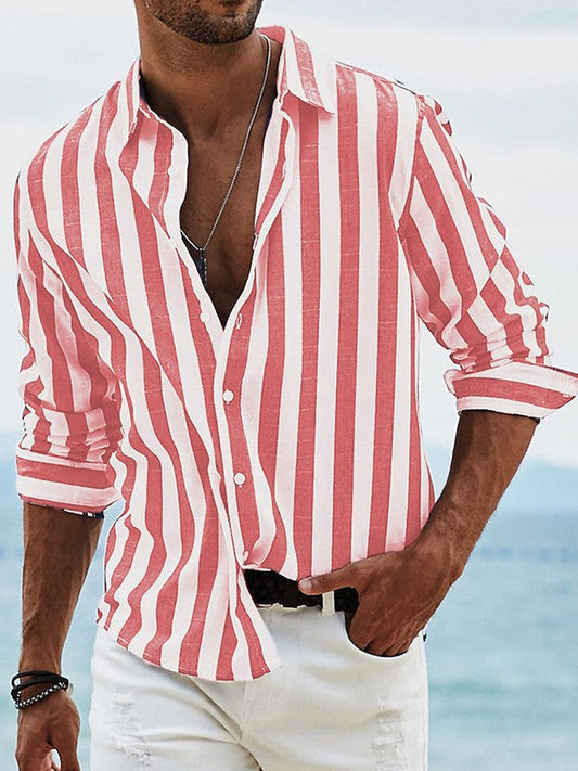 Marvik - Camicia a righe casual