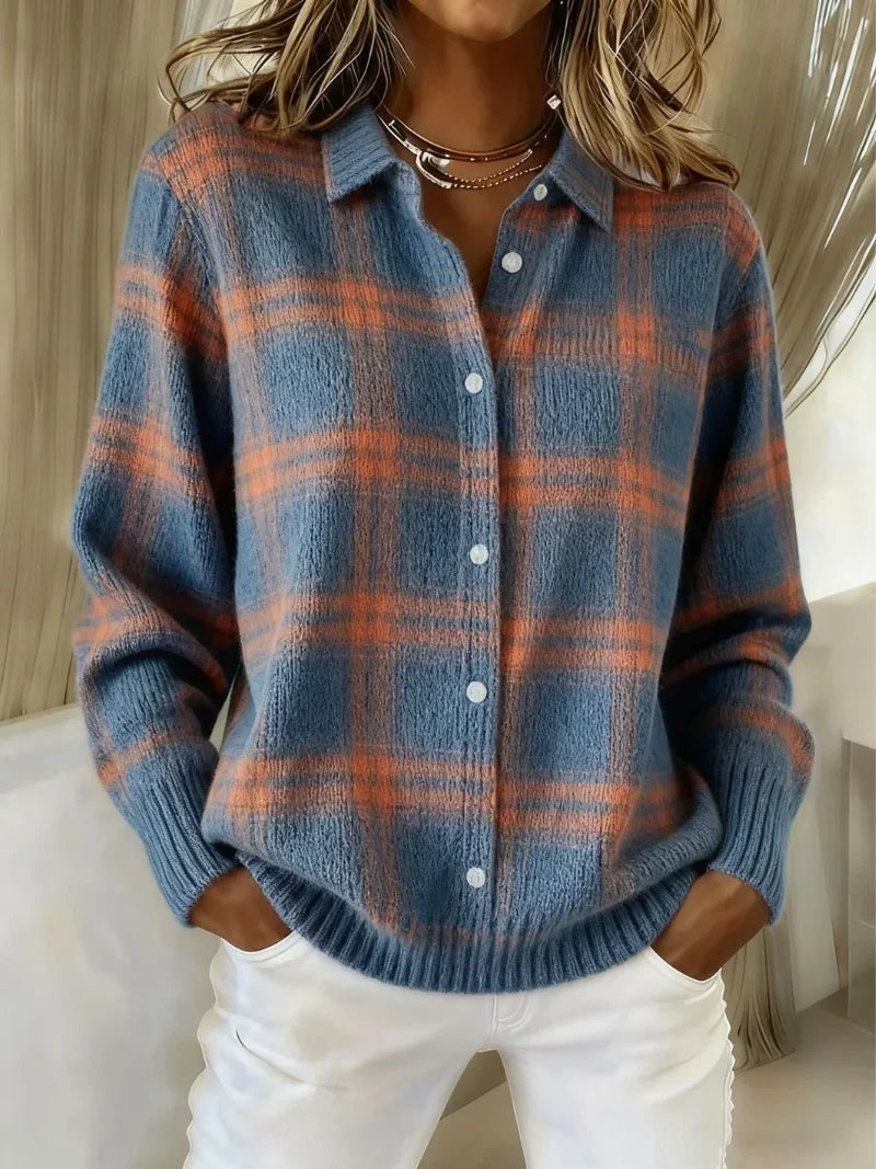 Anna - Cardigan a quadri