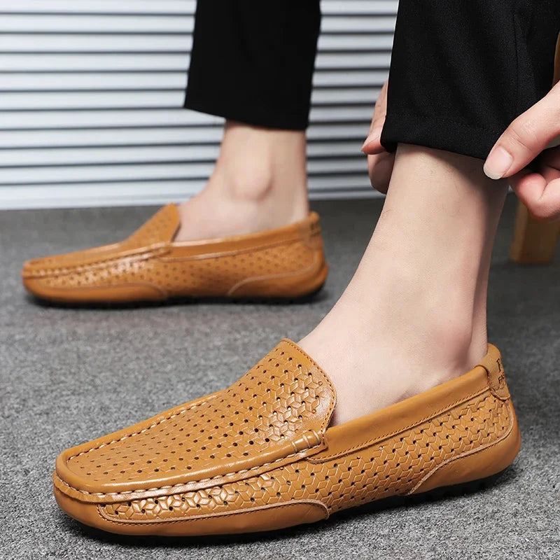 Levaro - Mocassini Slip-On da Uomo