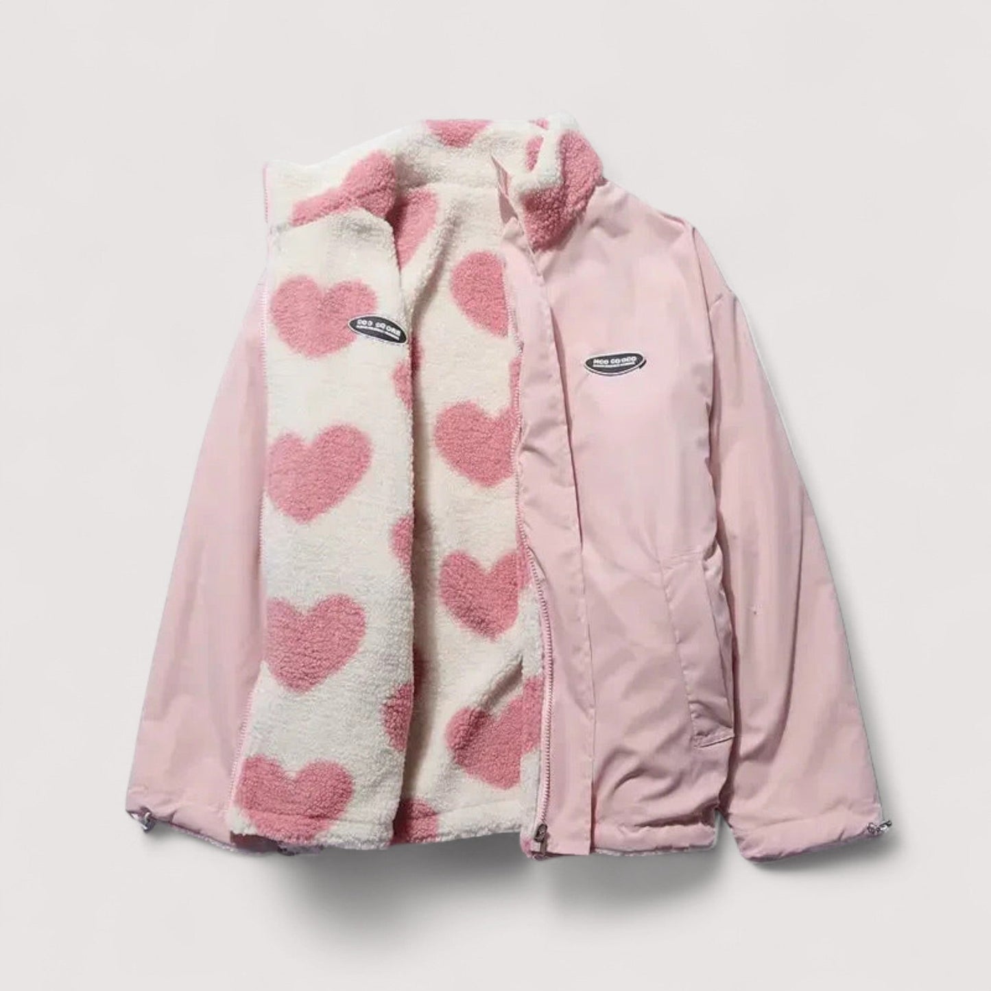 Paulette - Giacca reversibile leggera con motivo a cuore