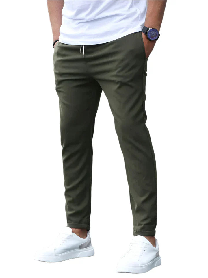 Dillon - Pantaloni in Cotone Stretch Slim-Fit