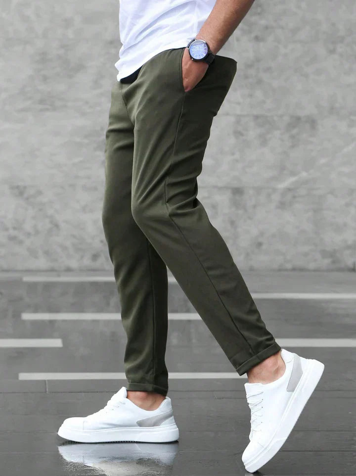 Dillon - Pantaloni in Cotone Stretch Slim-Fit