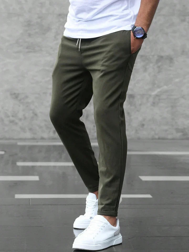 Dillon - Pantaloni in Cotone Stretch Slim-Fit
