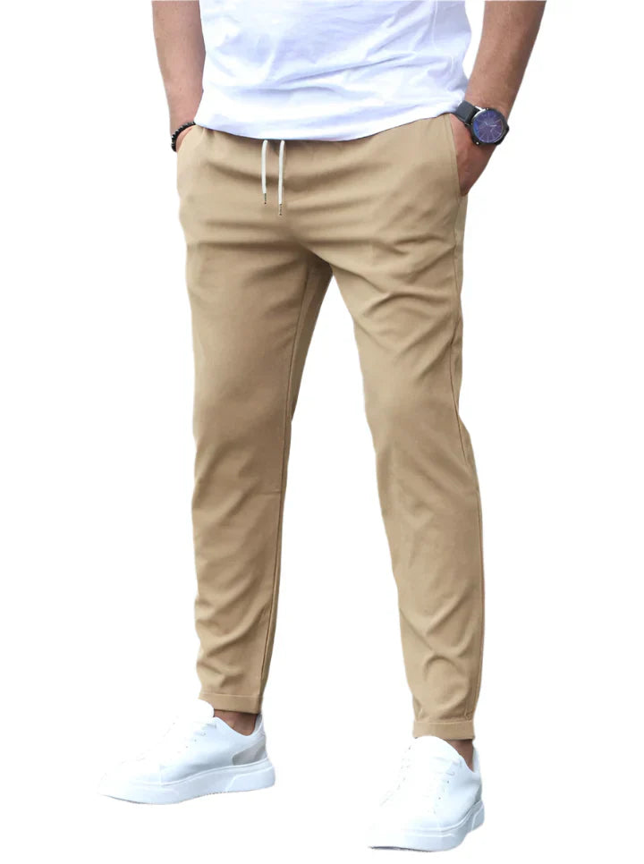 Dillon - Pantaloni in Cotone Stretch Slim-Fit