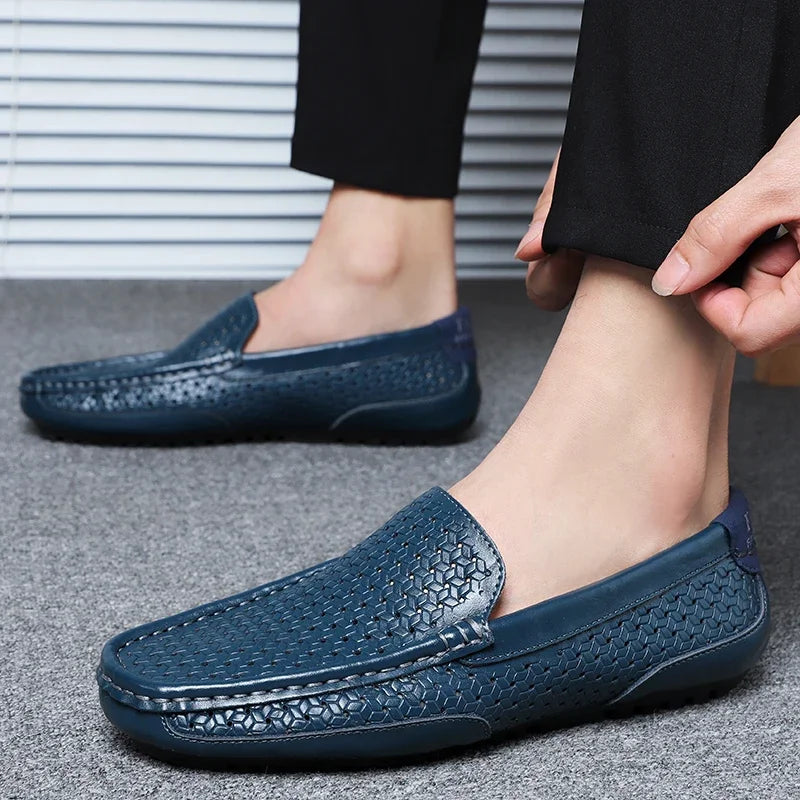 Levaro - Mocassini Slip-On da Uomo