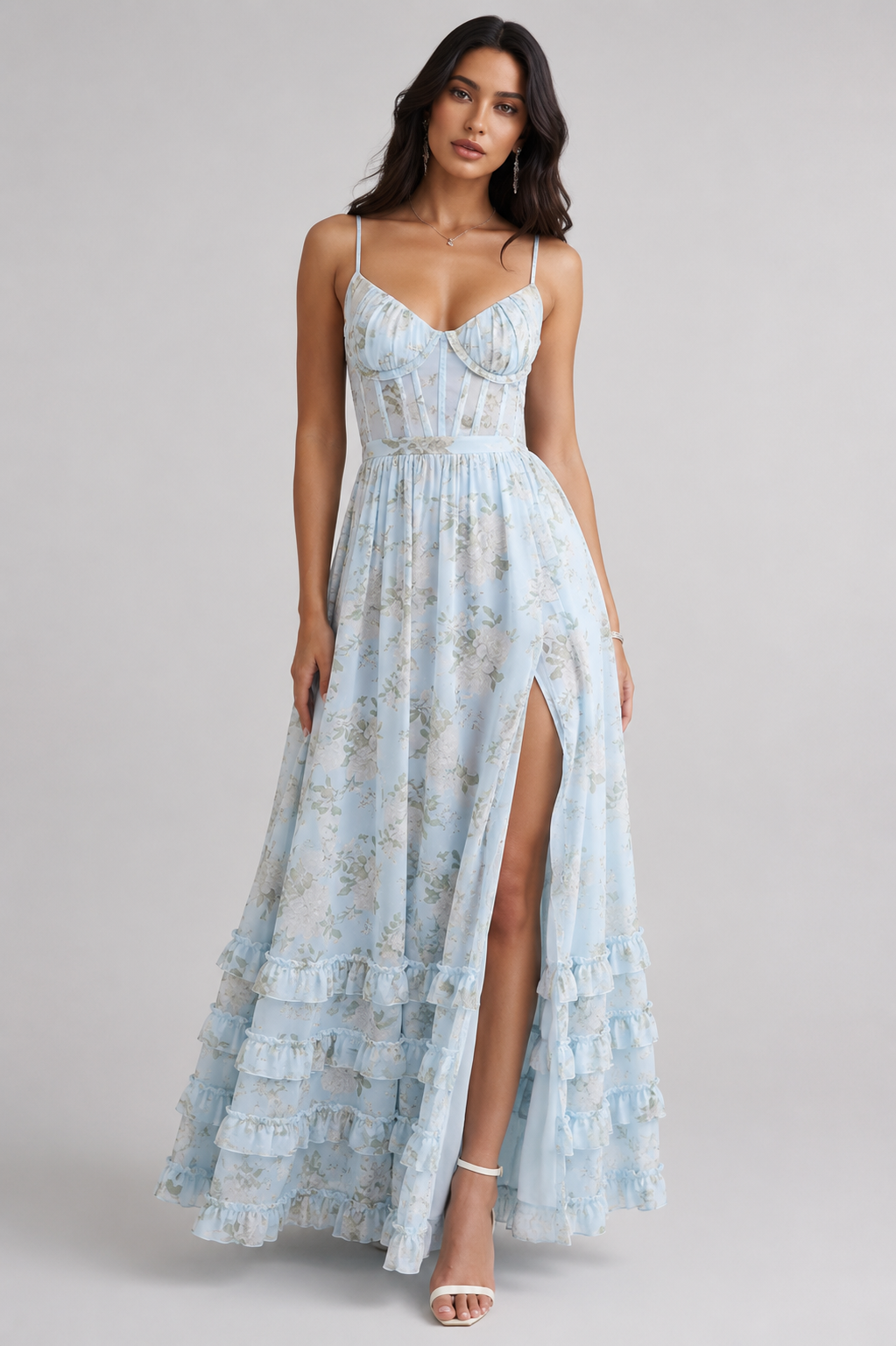 Isabelle - Abito A-Line con Spacco