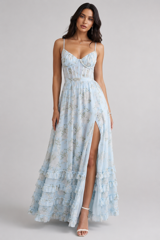 Isabelle - Abito A-Line con Spacco