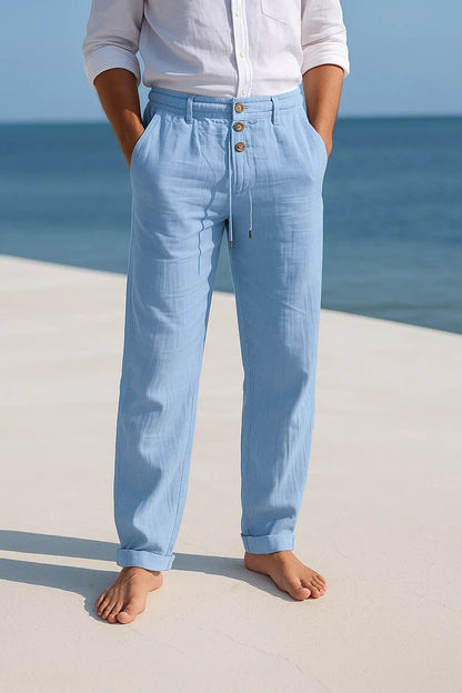 Matteo - Pantaloni in Lino Leggeri