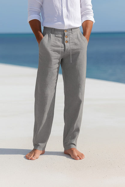 Matteo - Pantaloni in Lino Leggeri
