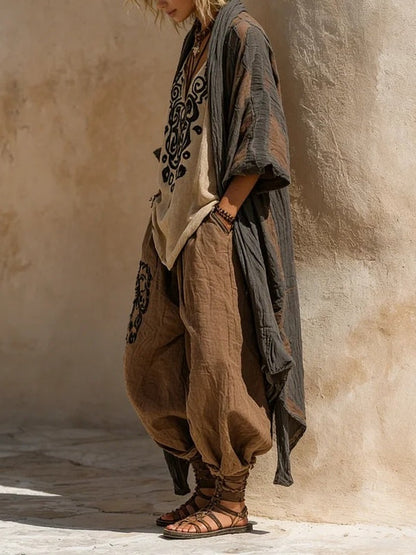 Solaya - Completo Boho Tre Pezzi