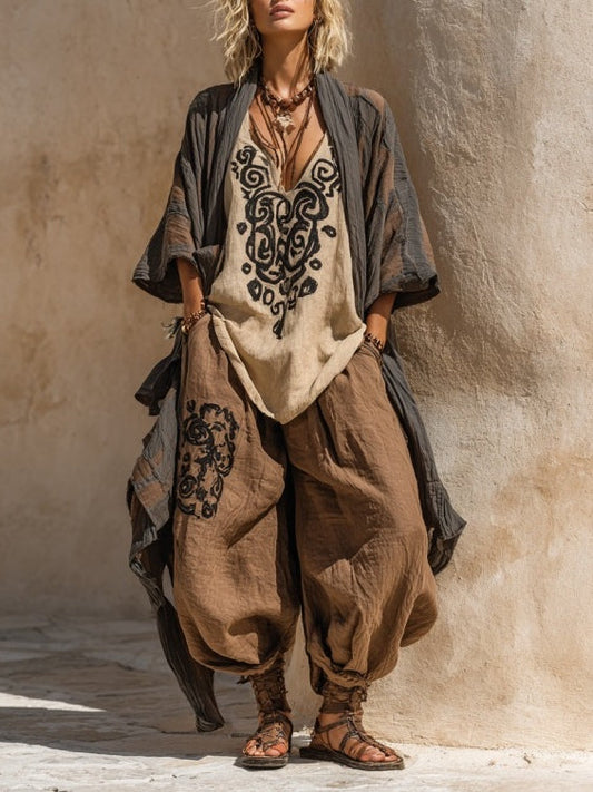 Solaya - Completo Boho Tre Pezzi