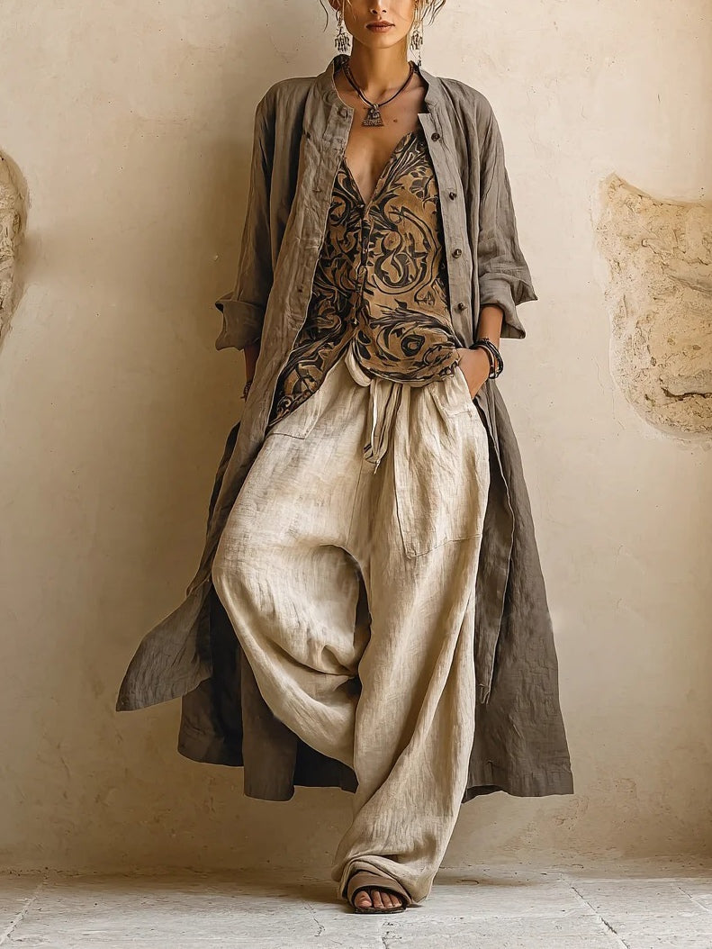 Lorene - Completo Boho a Tre Pezzi