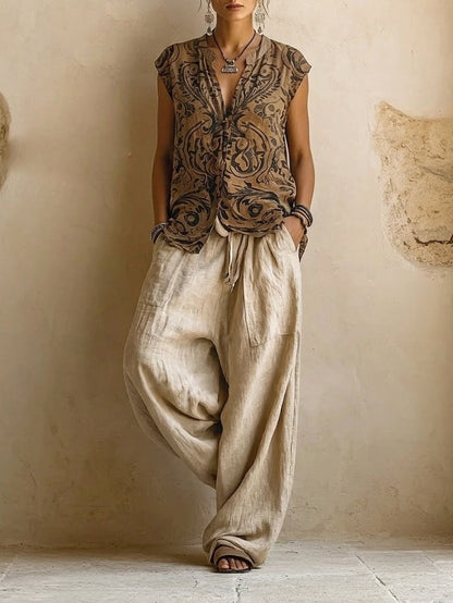 Lorene - Completo Boho a Tre Pezzi