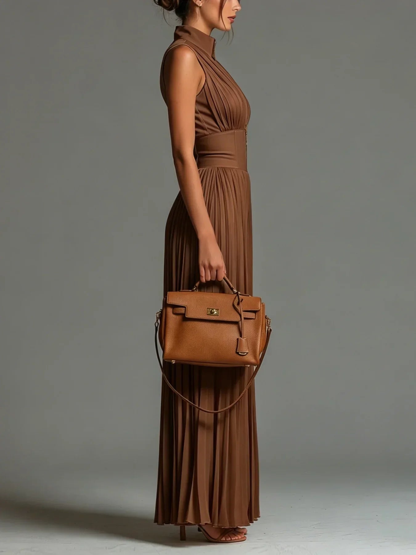 Naelle - Jumpsuit in Chiffon a Gamba Larga