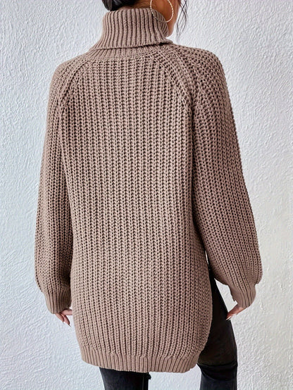 Lysette - Maglione a raglan con collo alto