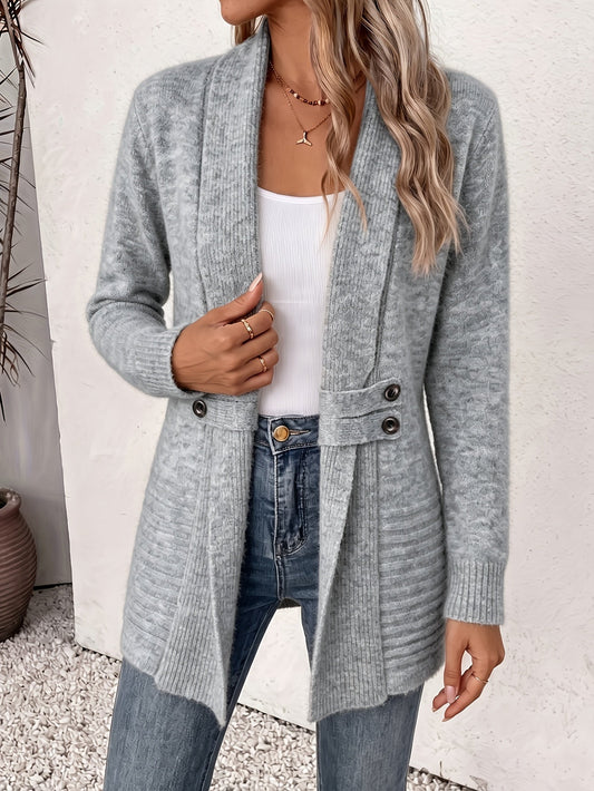 Felecia - Cardigan con cintura a metà lunghezza
