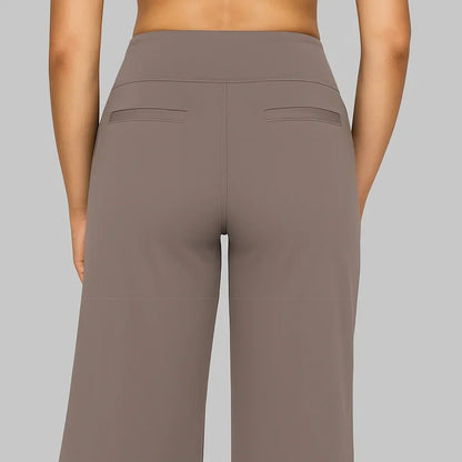 Klara - Pantaloni Stretch a Vita Alta con Tasche