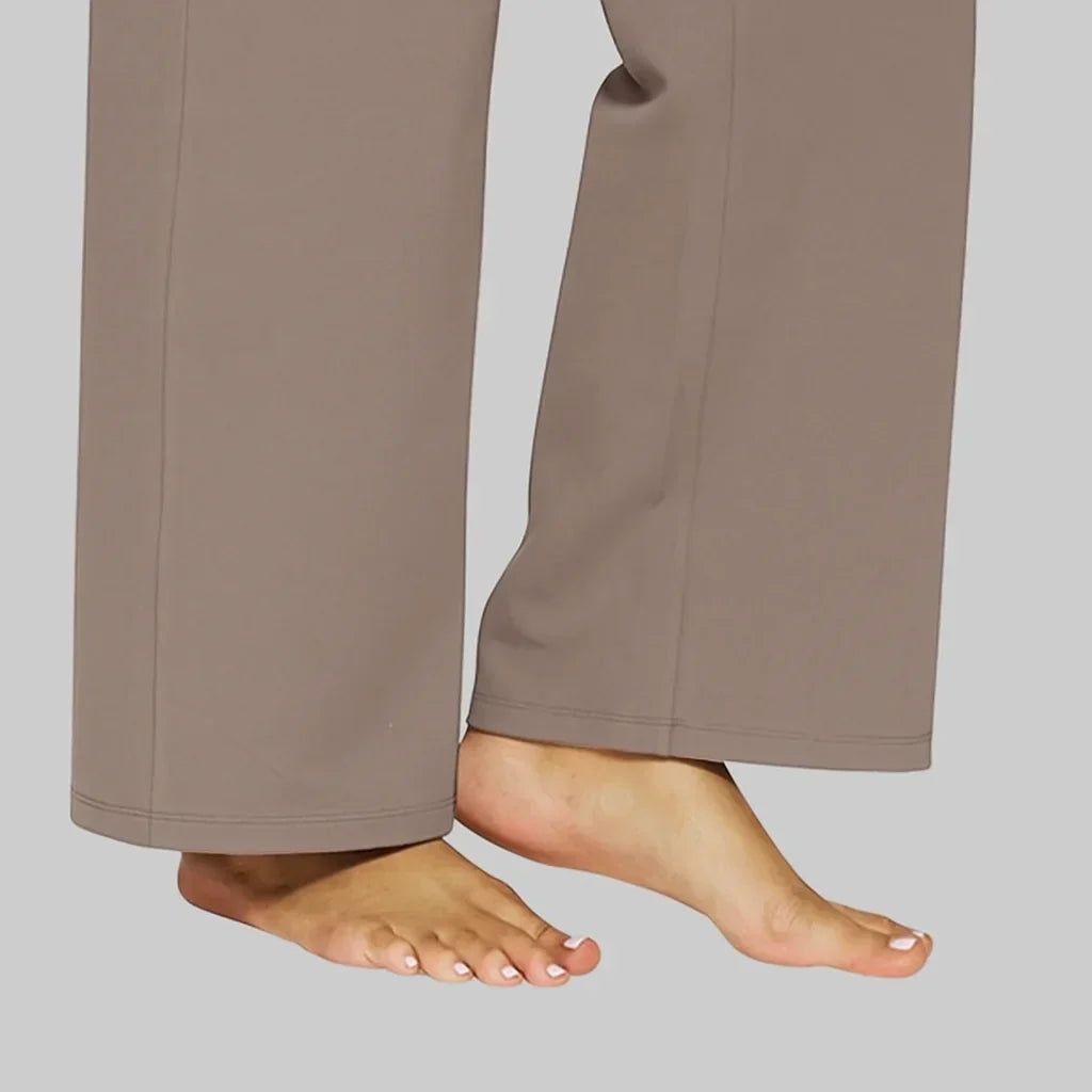 Klara - Pantaloni Stretch a Vita Alta con Tasche