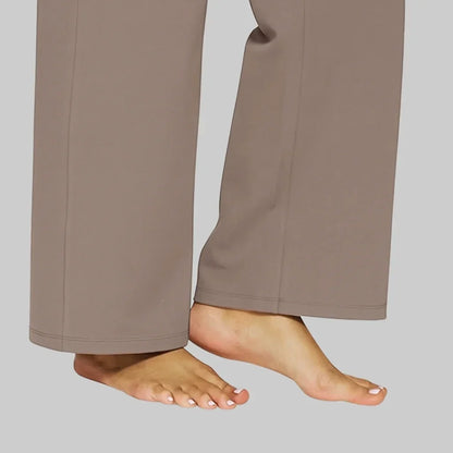Klara - Pantaloni Stretch a Vita Alta con Tasche