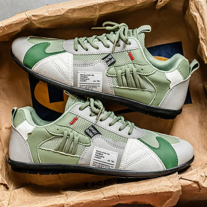 Ambrose - Sneakers Retro in Pelle e Mesh