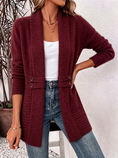 Felecia - Cardigan con cintura a metà lunghezza
