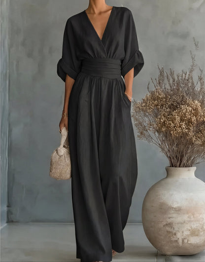 Katina - Overall ampio con scollatura a V