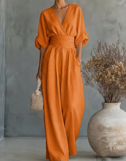 Katina - Overall ampio con scollatura a V