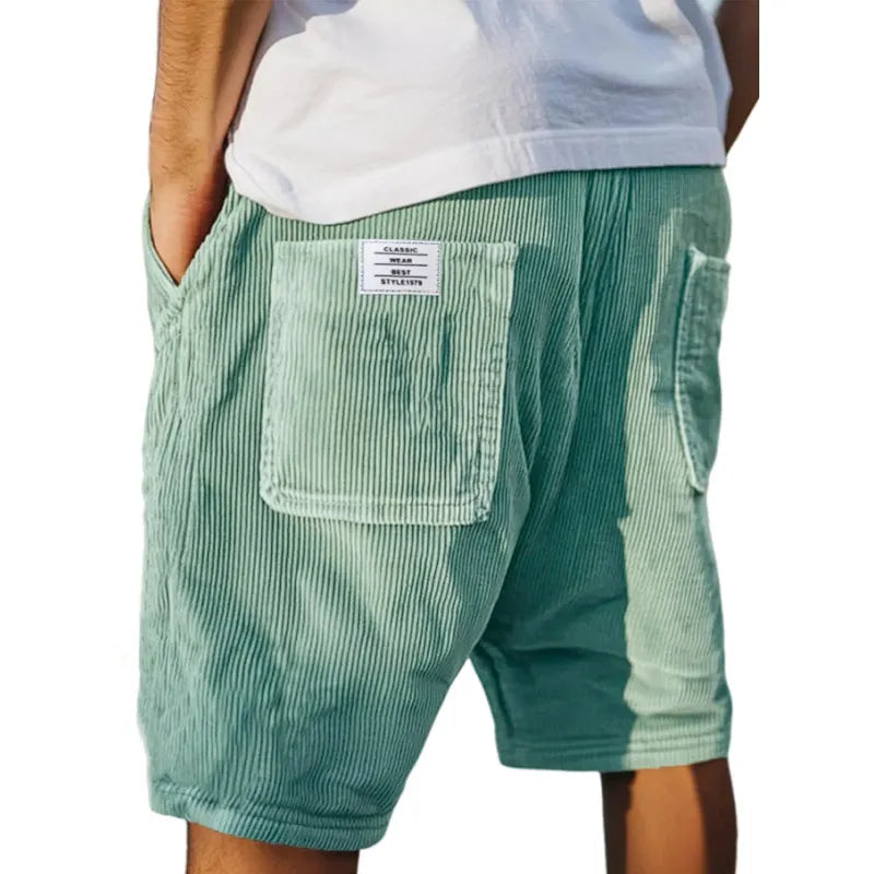 Arvid - Pantaloni Corti in Velluto a Coste