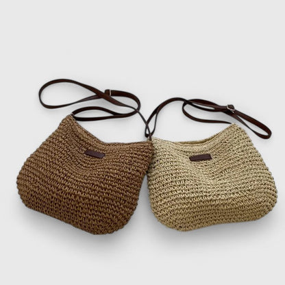 Simona - Borsa a tracolla intrecciata