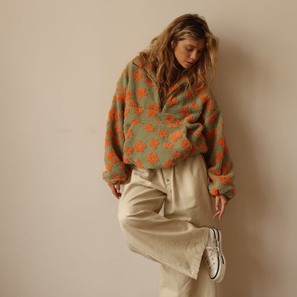Alenia - Giacca in Teddy Fleece Morbida