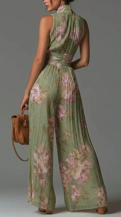 Naelle - Jumpsuit in Chiffon a Gamba Larga