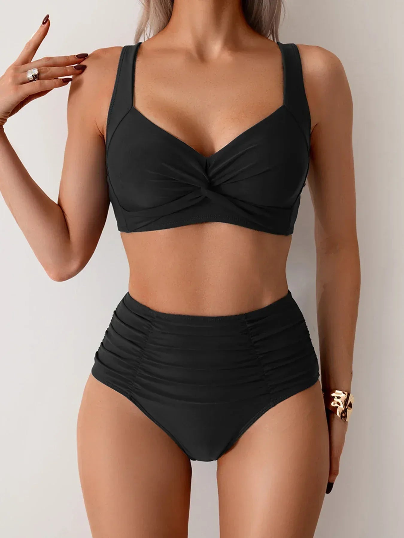 Solara - Set di Bikini a Vita Alta