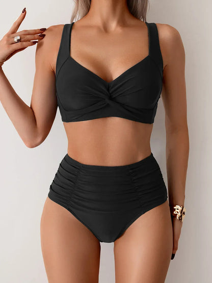 Solara - Set di Bikini a Vita Alta