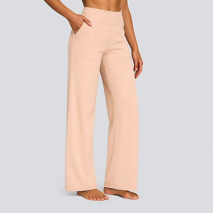 Klara - Pantaloni Stretch a Vita Alta con Tasche