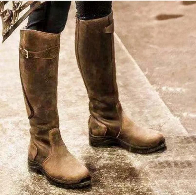 Lavinia - Stivali da equitazione impermeabili in pelle vegana