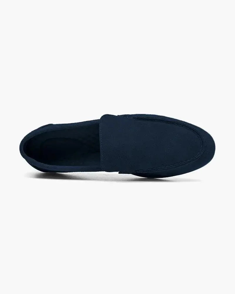 Ardenor - Mocassini in suede con cuciture a contrasto